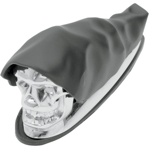 Drag Specialties Shrouded Skull Fender Ornament | 91C04-0408