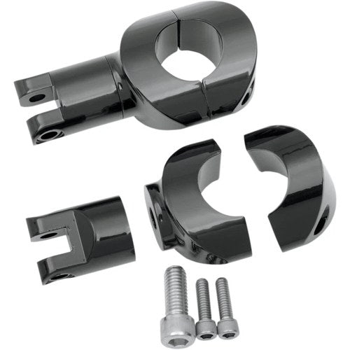Drag Specialties Big Buffalo Footpeg Mount - Black | 16200673