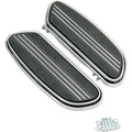 Drag Specialties Footboard Sweeper - Chrome | P17-0431