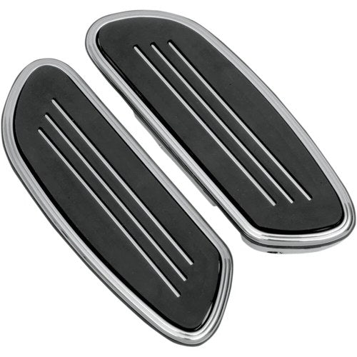 Drag Specialties Footboard Sweeper - Chrome | P17-0433