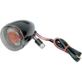 Drag Specialties Universal Turn Signal Light - Front Black/Smoke L12-0232BFDC/M
