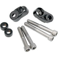 Drag Specialties Turn Signal Mount Kit - 39/49 mm - Black | 20-0367GBDS