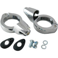Drag Specialties Turn Signal Mount - 49mm - Chrome | 77855CS4