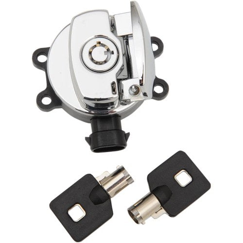Drag Specialties Side Hinge Ignition Switch - Chrome | E21-0214