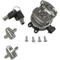 Drag Specialties Side Hinge Ignition Switch w/Saddlebag Lock, Chrome E21-0214/50
