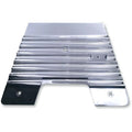 Covingtons Firewall Plate - Finned - Chrome | C1340-C