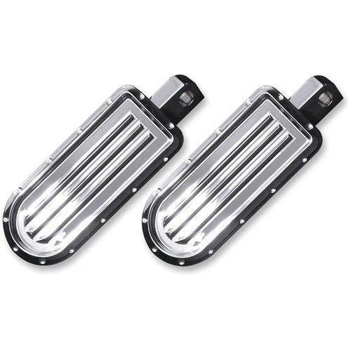 Covingtons Rear Pegs - Dimpled - Chrome | C1243-C