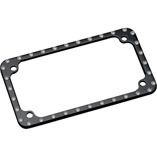 Covingtons License Plate Frame - Machined Diamond-Edge - Black | C1265-B