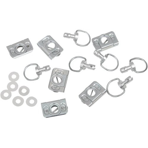 Cycle Performance D-Ring Kit - Silver Clips | CPP/9030