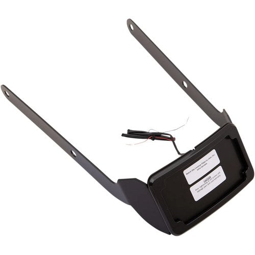 Cycle Visions LP Plate Frame & Mount with Tag Light - Fxsb - Black | CV4664B