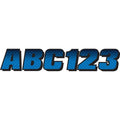 Hardline I.D. Sticker Kit - 300 Series - Blue Gradation | BLBKG300