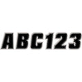 Hardline Sticker Kit - 2" - Black/Silver | BLKSI500