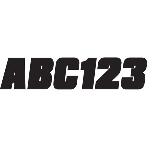 Hardline Sticker Kit - 2" - Black | BLK500EC
