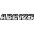 Hardline I.D. Sticker Kit - 300 Series - Silver Gradation | SIBKG300