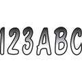 Hardline I.D. Sticker Kit - 200 Series - White/Black Gradation | WHBKG200