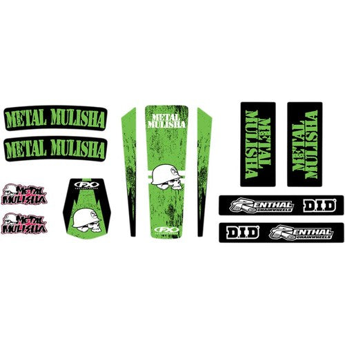 Factory Effex Graphic Trim Kit - Metal Mulisha - Kawasaki | 23-50160