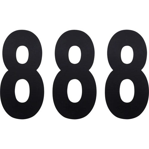 Factory Effex FX Number 8 - Black - 6" | 02-4458