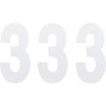 Factory Effex FX Number 3 - White - 6" | 02-4463