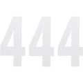 Factory Effex FX Number 4 - White - 6" | 02-4464