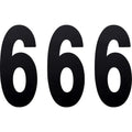 Factory Effex FX Number 6 - Black - 8" | 02-4476
