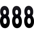 Factory Effex FX Number 8 - Black - 8" | 02-4478
