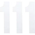 Factory Effex FX Number 1 - White - 8" | 02-4481