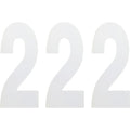 Factory Effex FX Number 2 - White - 8" | 02-4482