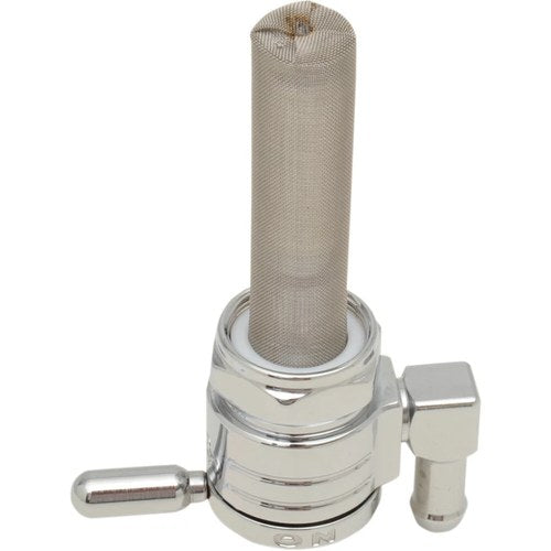 Golan Products Petcock - Chrome - 22mm -Downward | 76-312D-CS