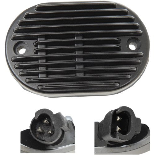 Drag Specialties Regulator - FX/FLST '08-'10 - Black | 74540-08
