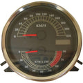 Drag Specialties Electronic Speedometer/Tachometer 220 KPH/8000 rpm T21-6896ADS