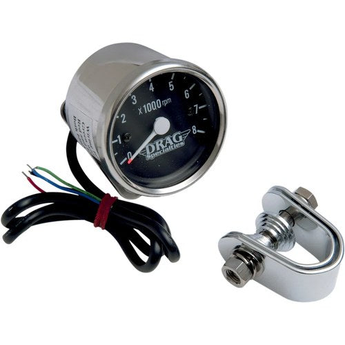 Drag Specialties 2.4" Mini Electronic 8000 Rpm Tachometer | 21-6910NUDS