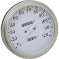 Drag Specialties 5" Mph FL-Style 2:1 Speedometer, 36-40 White Face | 72758M-BX33