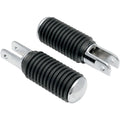 Drag Specialties 5/8 Mount Pegs - Rubber - Chrome End | 17-0445-BX-LB2