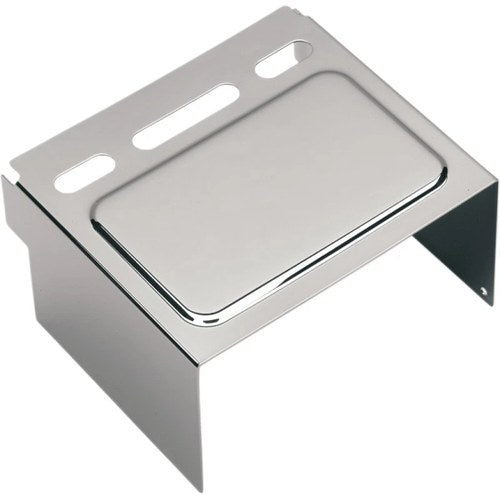 Drag Specialties Battery Cover - Raised - Chrome | 25-0028-BX44