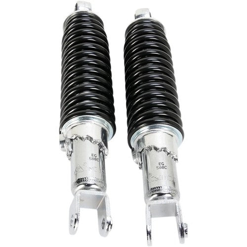 Emgo Custom Shorty Shocks w/Shroud - Chrome - Clevis Lowering | 17-05696