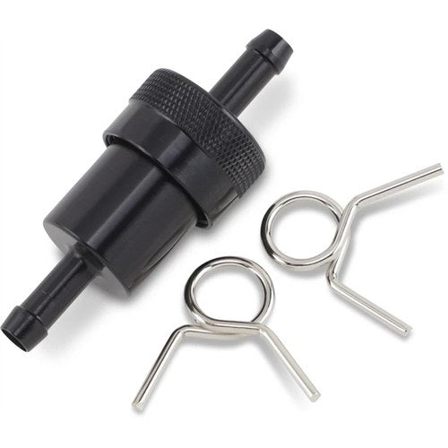 Emgo Fuel Filter - Black - 5/16" | 14-34432