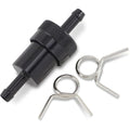 Emgo Fuel Filter - Black - 5/16" | 14-34432