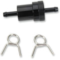 Emgo Fuel Filter - Black - 1/4" | 14-34472