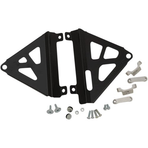 Works Connection Radiator Brace - Black - Honda | 18-B709