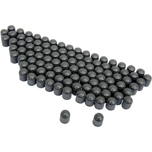 K&L Supply Valve Cap Stem - Black - 100 Pack | 32-9989