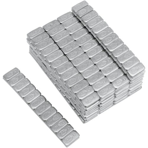 K&L Supply Wheel Weights - Steel - Stick-On - 5 Gram - Chrome | 32-8087