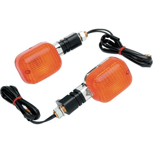 K&S Technologies Turn Signal - Chrome/Amber | 25-7002