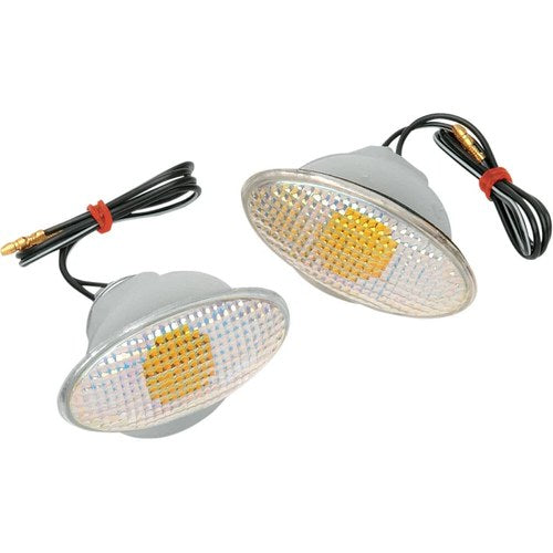 K&S Technologies Flat Oval Marker Light - Medium - Rainbow | 25-8278