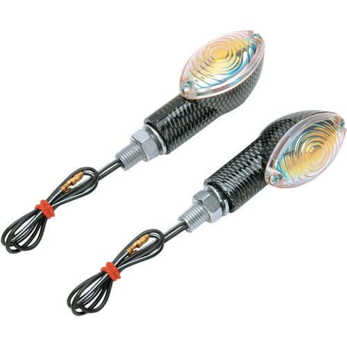 K&S Technologies Ultra Mini Marker Lights - Carbon/Rainbow | 25-8362
