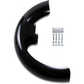 Klock Werks Wrapper Front Fender Kit - Black - Steel - 21" | KW05-01-0518