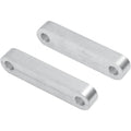 Klock Werks Hugger Front Fender Mounting Blocks - Satin | KW05-02-0104-R