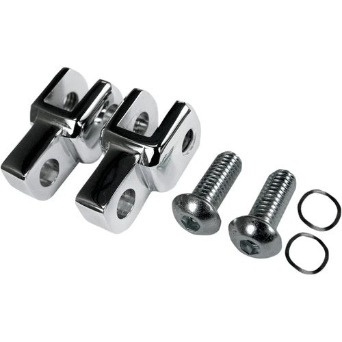 LA Choppers Footpeg Relocator - Chrome | LA-7202-00