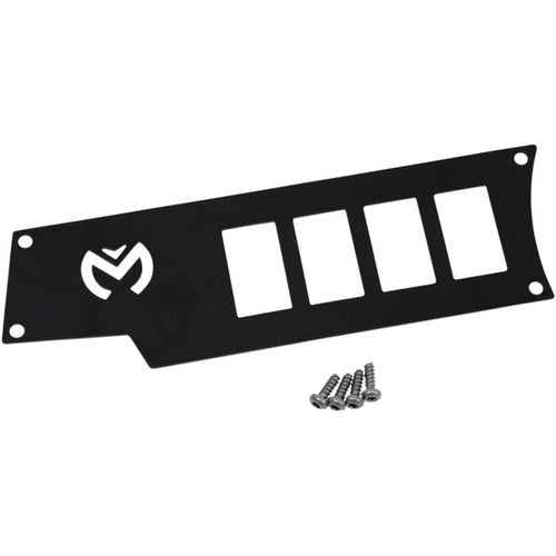 Moose Utility Division Dash Plate - Left - Black - Rzr | 100-4340-PU