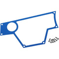 Moose Utility Division Large Dash Plate - Left - Blue - Rzr | 100-4362-PU