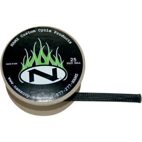 Namz Black Wire Cover 1/4" - 25FT - Universal | NBFS-2502